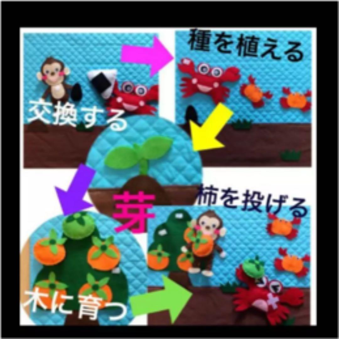 エプロン さるかに シアター　物語