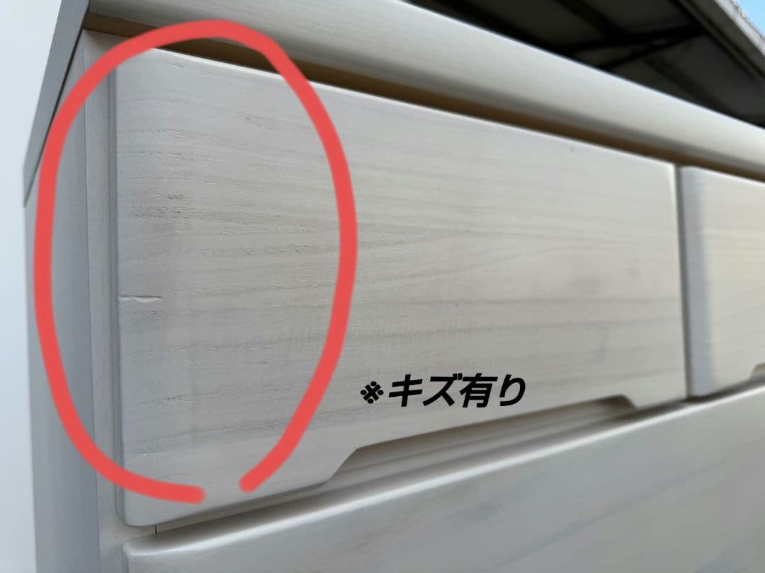 送料込ファニチャー120LCマースト-WH チェスト直接引取or自社配送歓迎