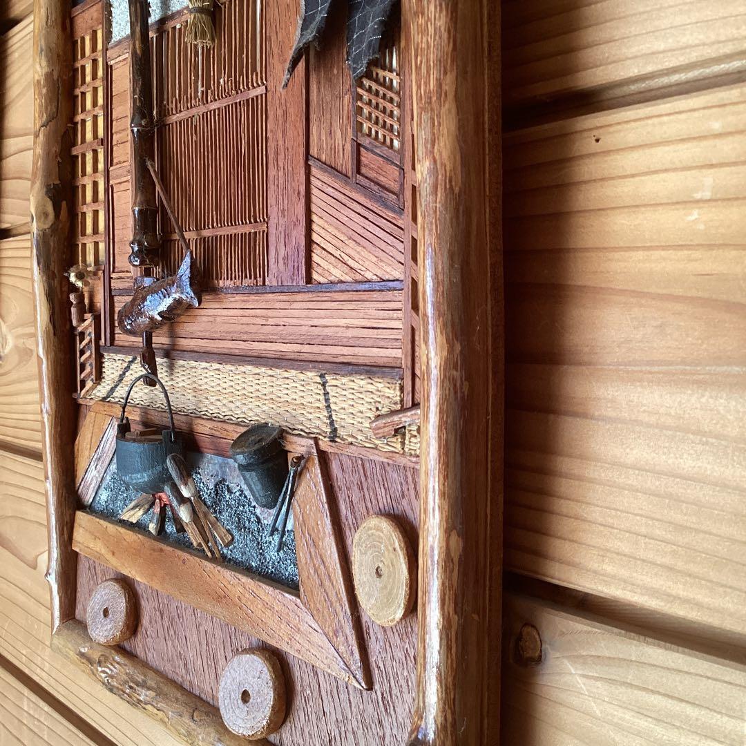 新春の白川郷＊囲炉裏端