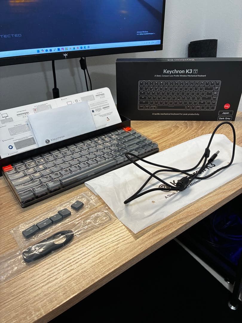 Keychron K3 V2 RGB Wireless (赤軸)