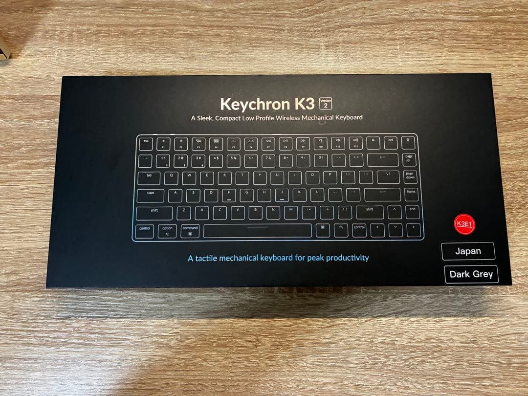 Keychron K3 V2 RGB Wireless (赤軸)