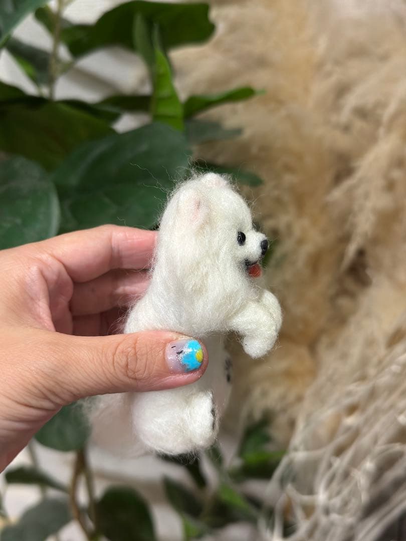 クリップペット　ポメラニアン　うちの子　ポメ　犬　羊毛フェルト
