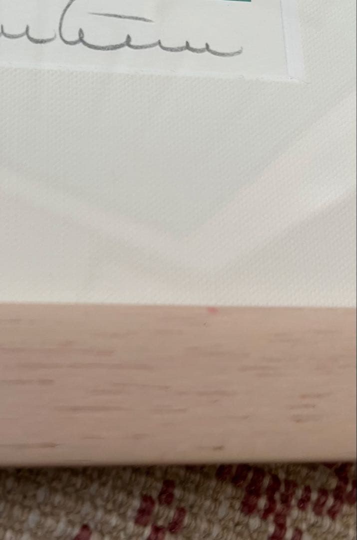 版画　限定　サイン、エデション番号有　額入り　グリーン系　ジニーキム　睡蓮　開運