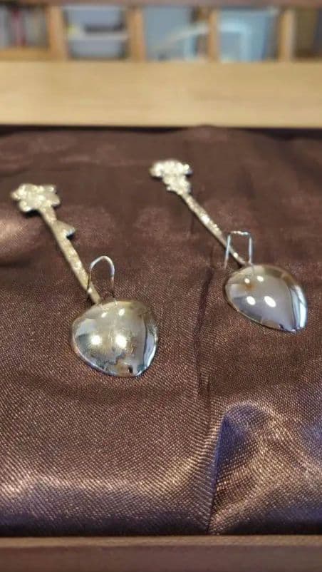 Williams Comyns　ウィリアムコミンス　ティースプーン　英国銀器