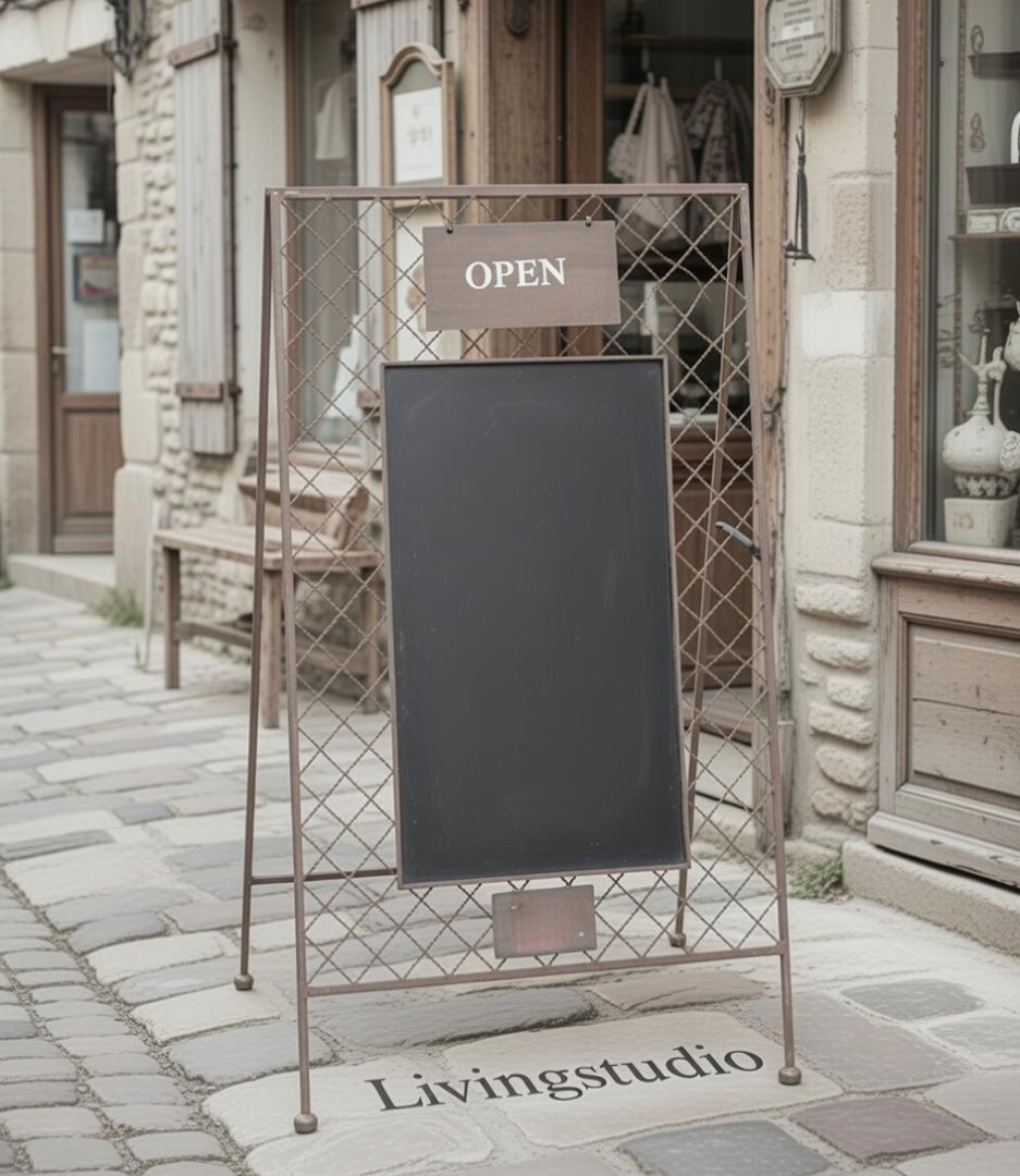 ブロア メッシュサインボード 看板 コベントガーデン アイアン 什器 US-46