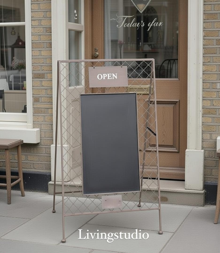 ブロア メッシュサインボード 看板 コベントガーデン アイアン 什器 US-46