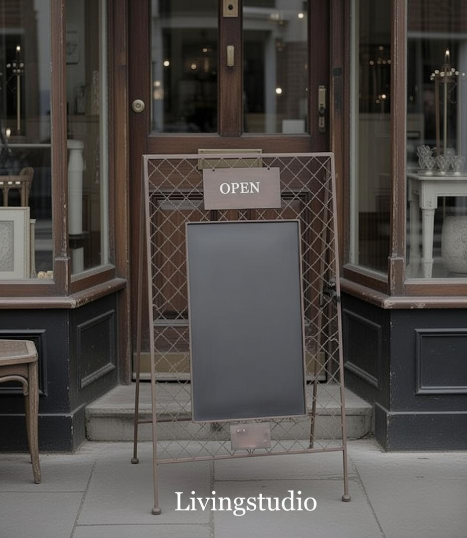 ブロア メッシュサインボード 看板 コベントガーデン アイアン 什器 US-46