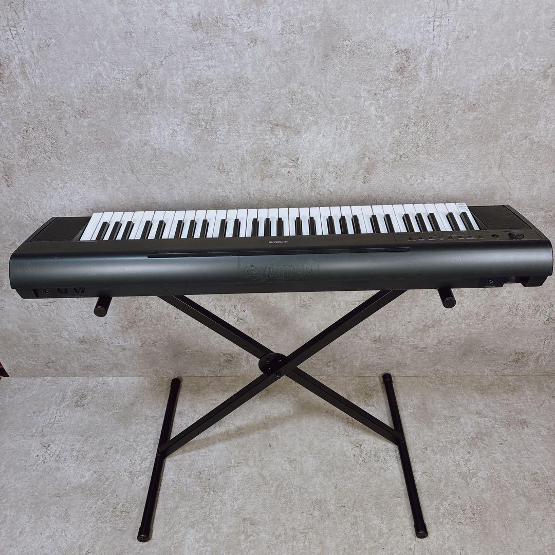 美品 YAMAHA ヤマハ 電子キーボード NP-11 スタンド ケース セット