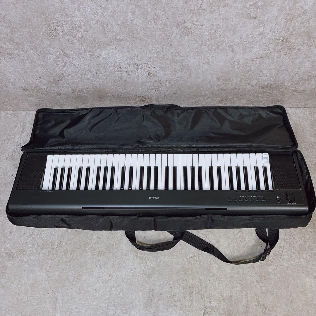 美品 YAMAHA ヤマハ 電子キーボード NP-11 スタンド ケース セット