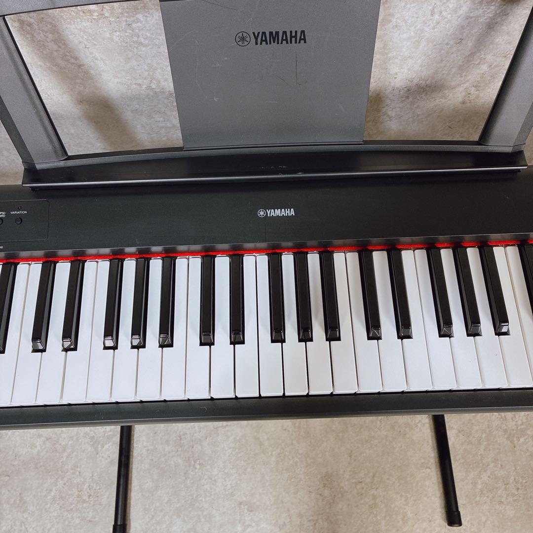 美品 YAMAHA ヤマハ 電子キーボード NP-11 スタンド ケース セット