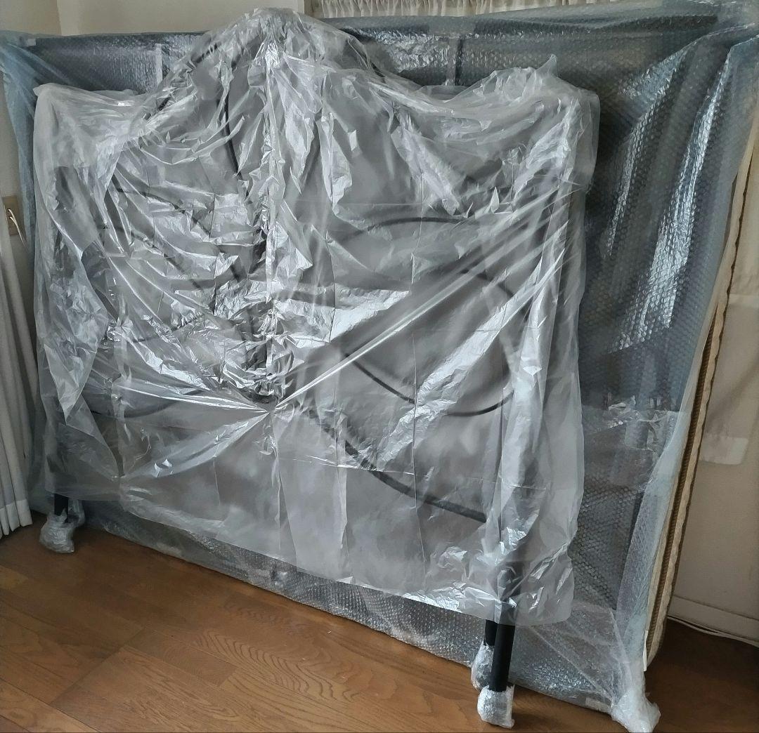 ヨーロッパ鋳物セミダブルベット　マットレス底板部分　 フランスアンティーク