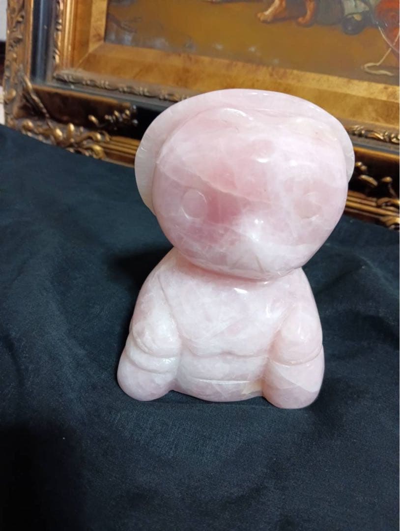 断捨離◆天然石ローズクォーツ 縁起物