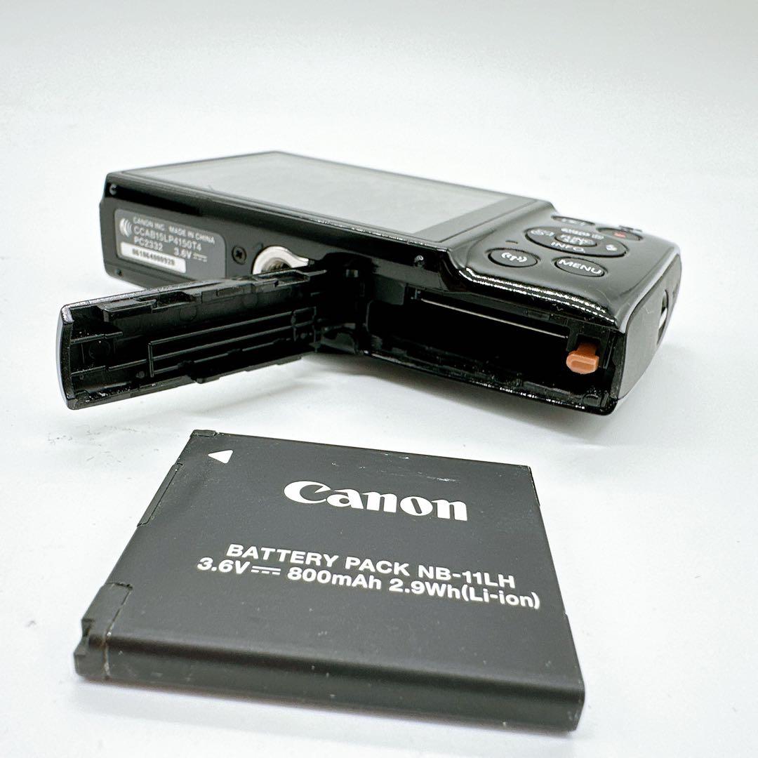 キヤノン CANON IXY 210 ブラック コンデジ カメラ オールド 黒