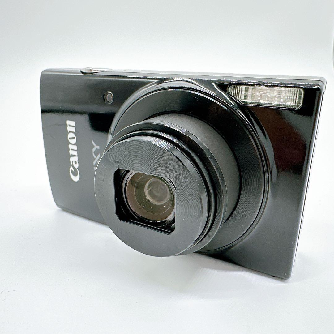 キヤノン CANON IXY 210 ブラック コンデジ カメラ オールド 黒