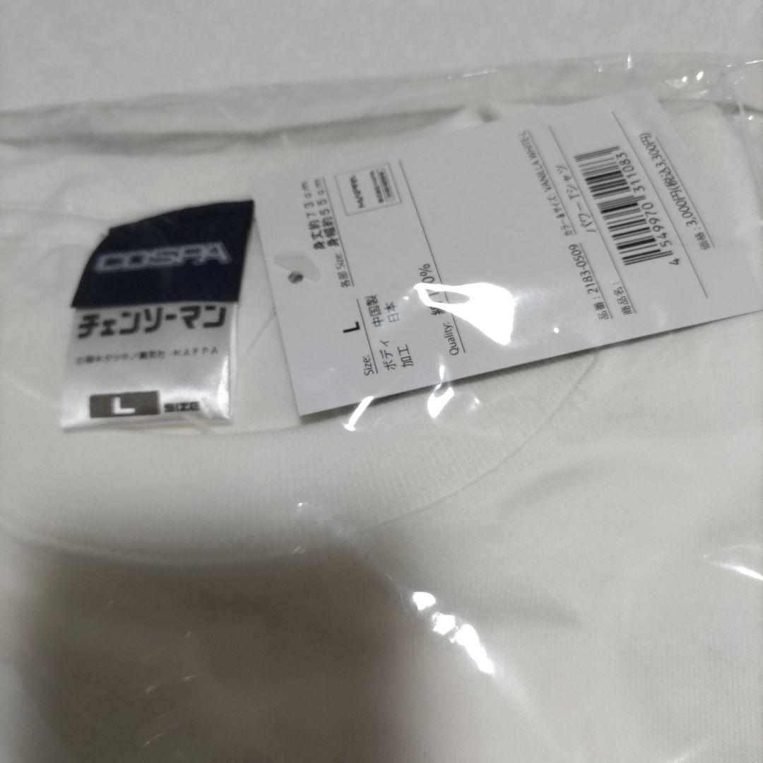 COSPA チェンソーマン Tシャツ Lサイズ パワー +缶バッチ