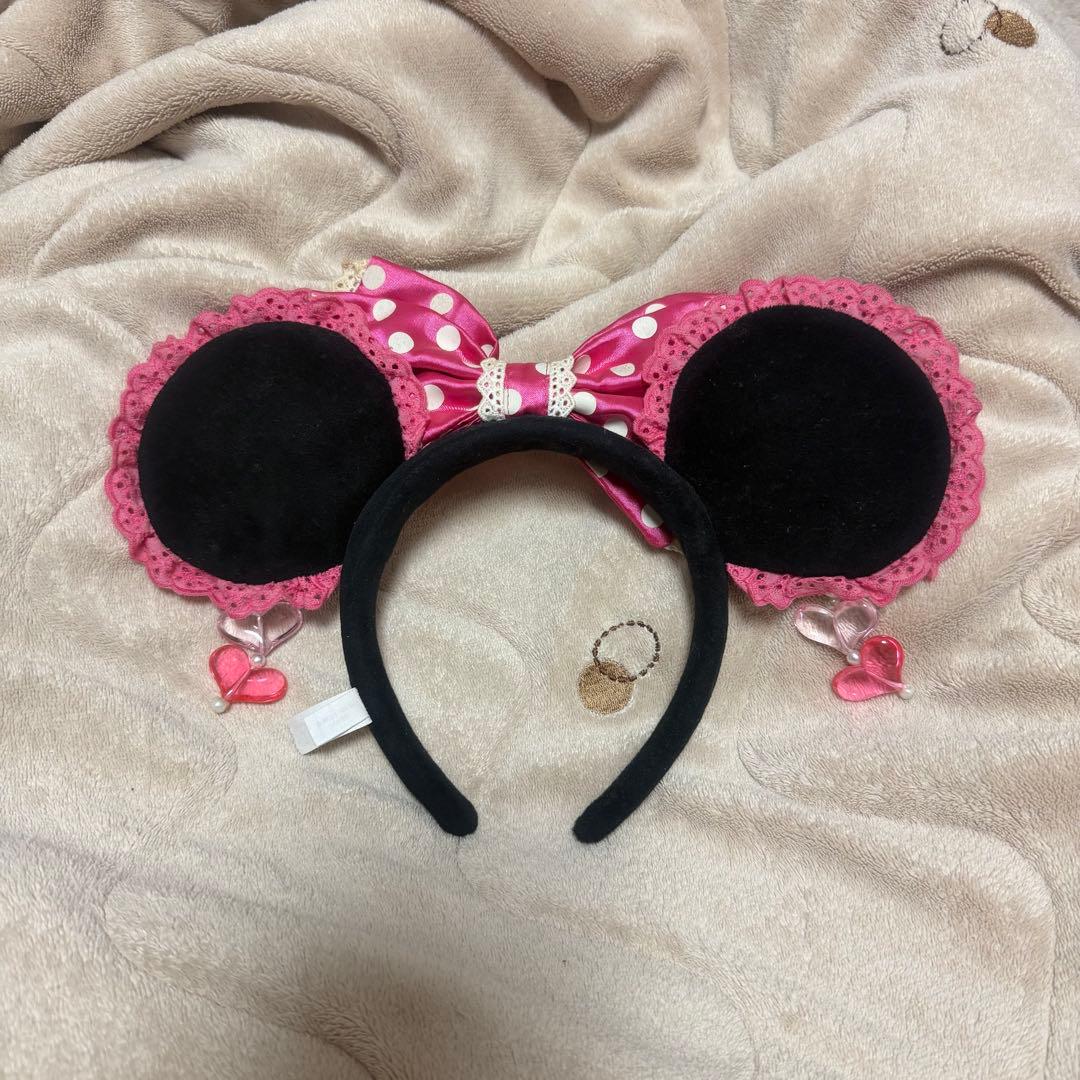 ディズニーカチューシャ イヤリング ミニー レア