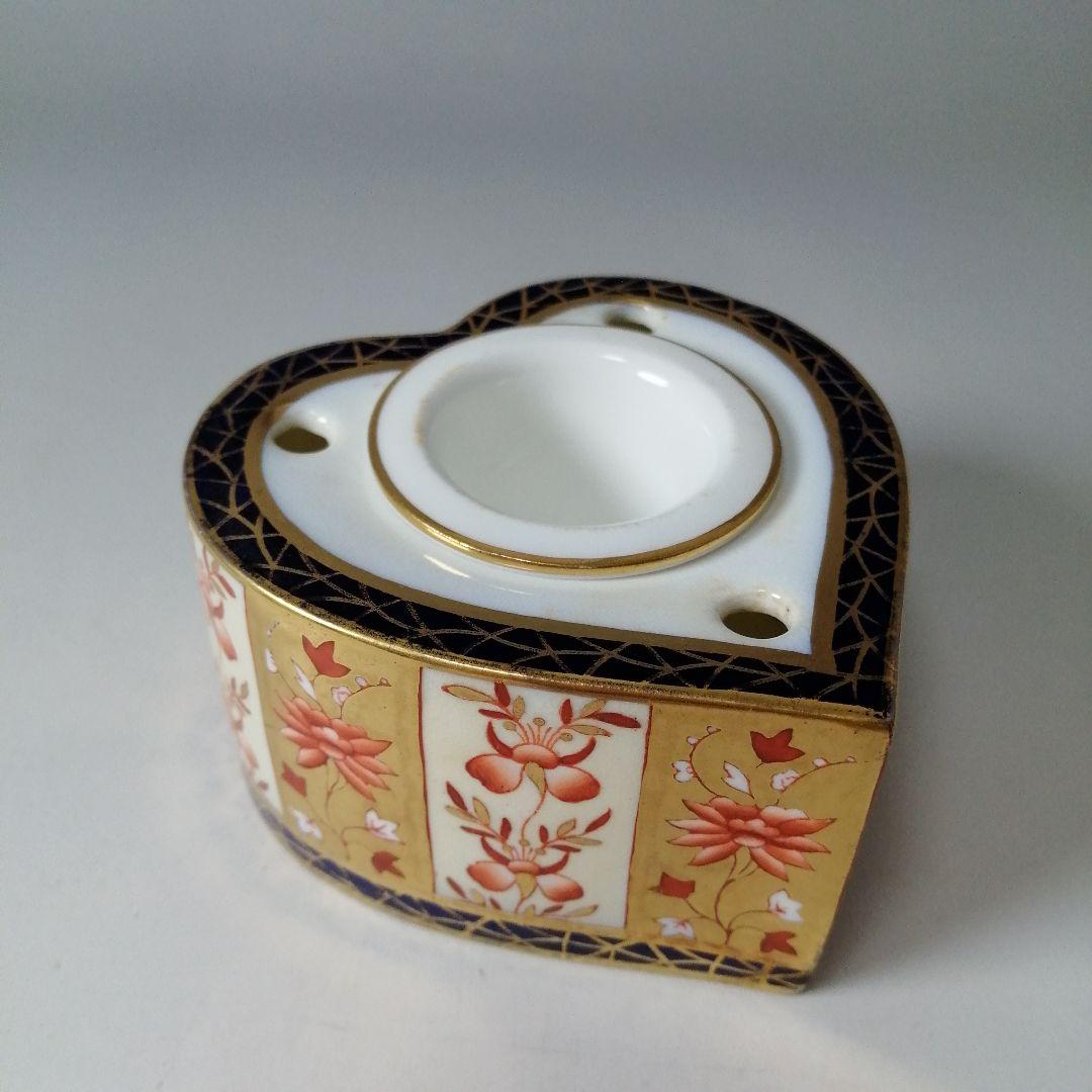 ウェッジウッド　アンティーク　モートロック　別注　金彩　キャンドルスタンド　希少