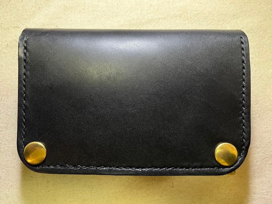 ミドル トラッカーウォレット 姫路レザー タンニン鞣し ギターピックポケット付き