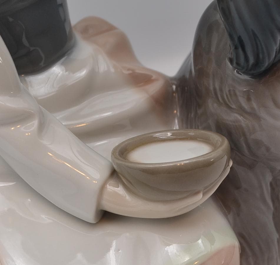 食事の時間　＃1334　★リヤドロ　スペイン　光沢仕上　ポーセリン　ヴィンテージ