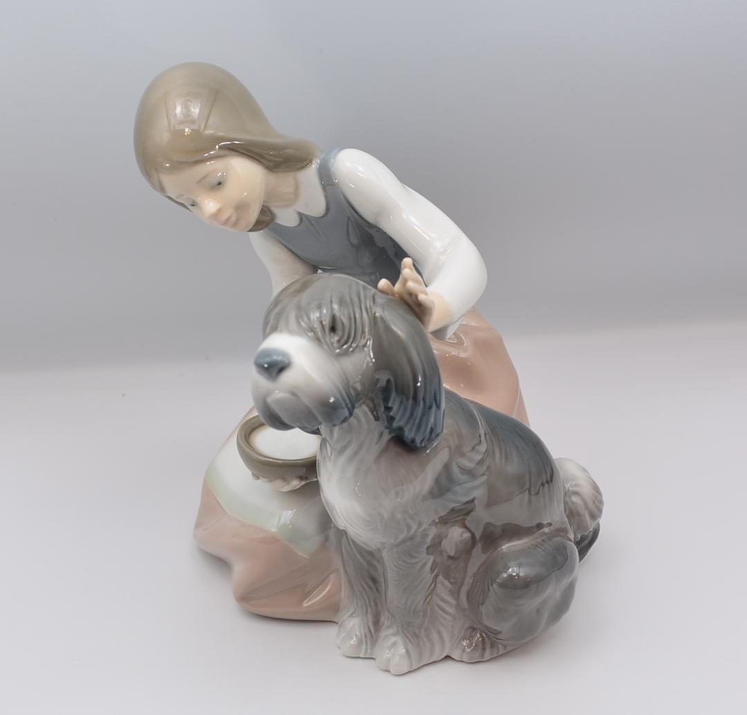 食事の時間　＃1334　★リヤドロ　スペイン　光沢仕上　ポーセリン　ヴィンテージ