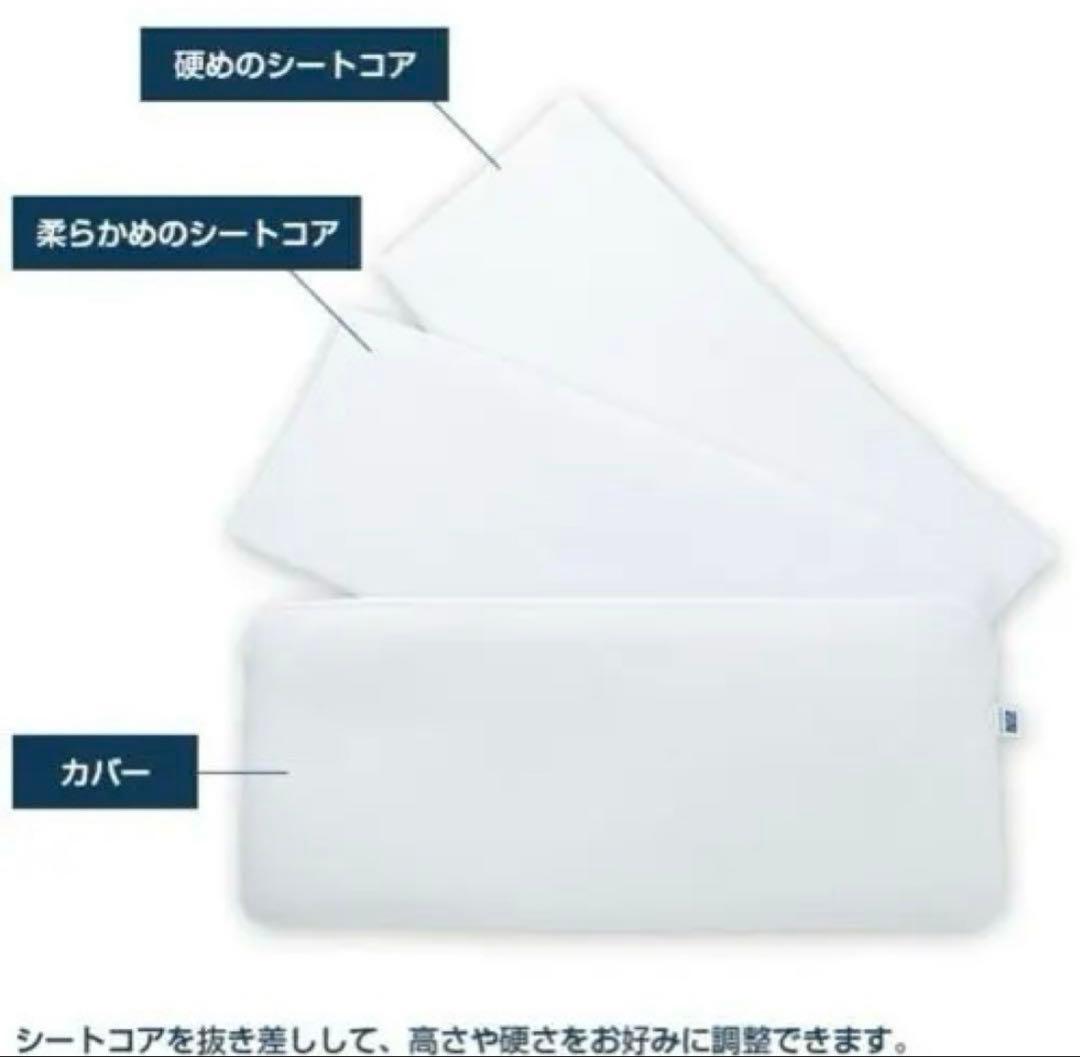 【シルクカバー付】airweave エアウィーヴ ピロースリム みな実のまくら