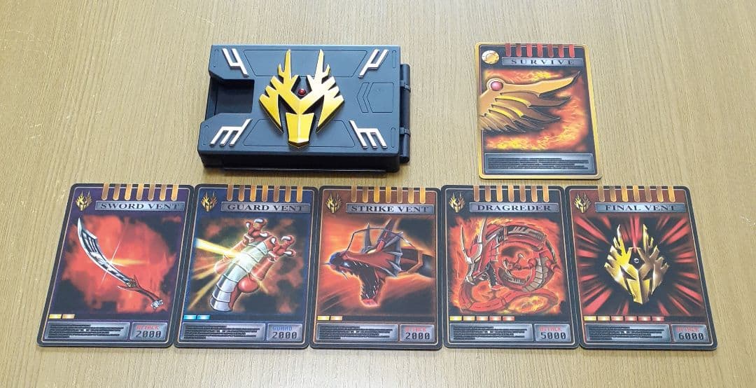 仮面ライダー龍騎 CS Vバックル カードデッキ アドベントカード セット