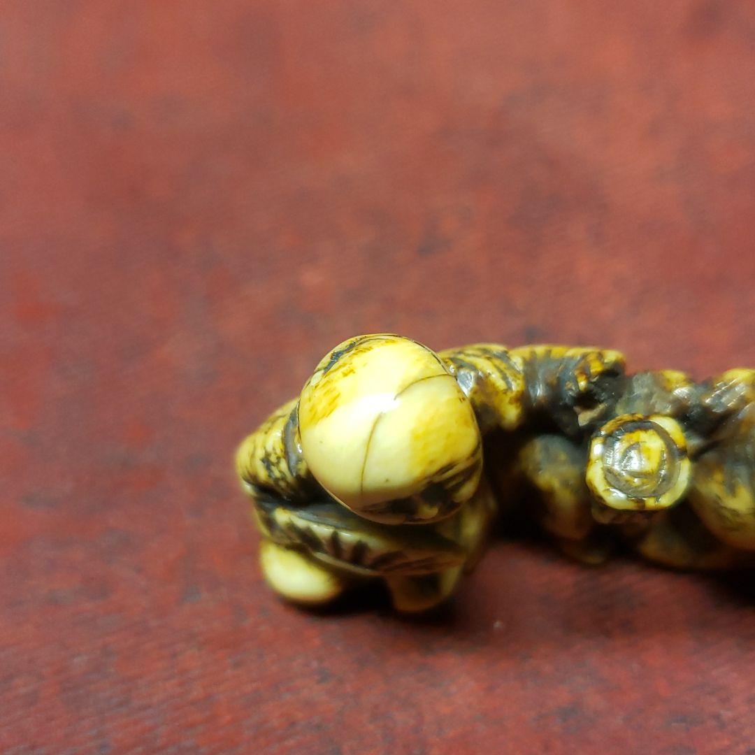 ☆最終値下げ☆　根付　酒を酌み交わす二人　値下げ中！