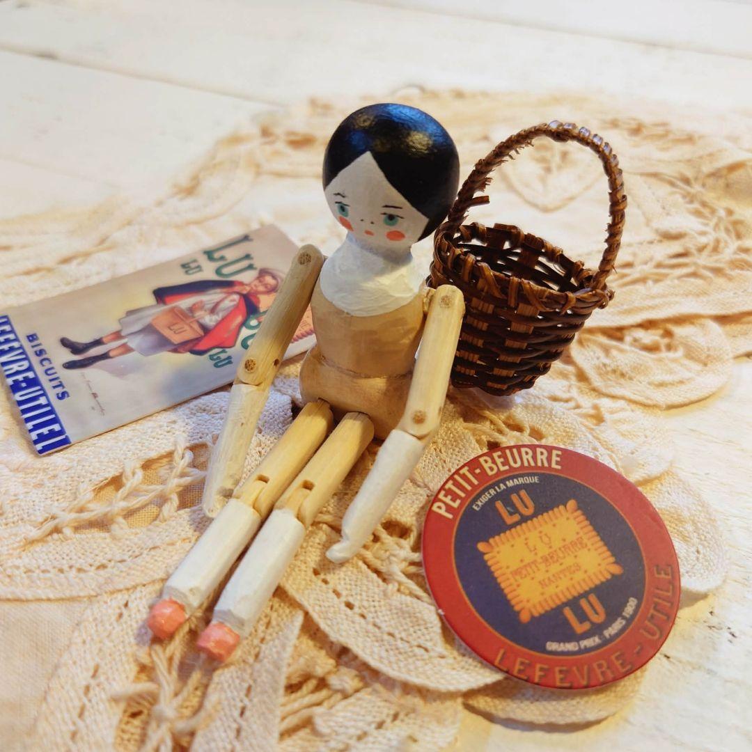 ミニチュア ペグドール ハンドメイド㉔アンティーク風 アーミッシュ ブライス