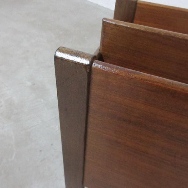 イギリス ビンテージ 家具 マガジンラック 新聞入れ 楽譜入れ 英国 6988d