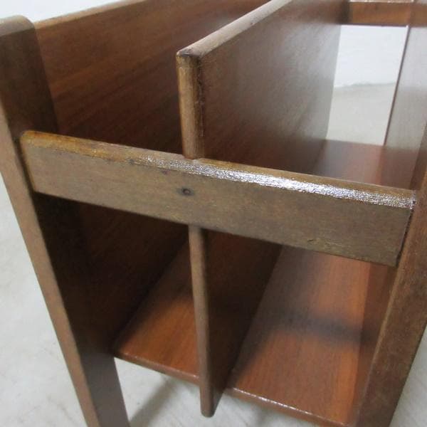 イギリス ビンテージ 家具 マガジンラック 新聞入れ 楽譜入れ 英国 6988d