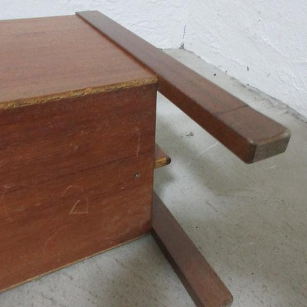 イギリス ビンテージ 家具 マガジンラック 新聞入れ 楽譜入れ 英国 6988d