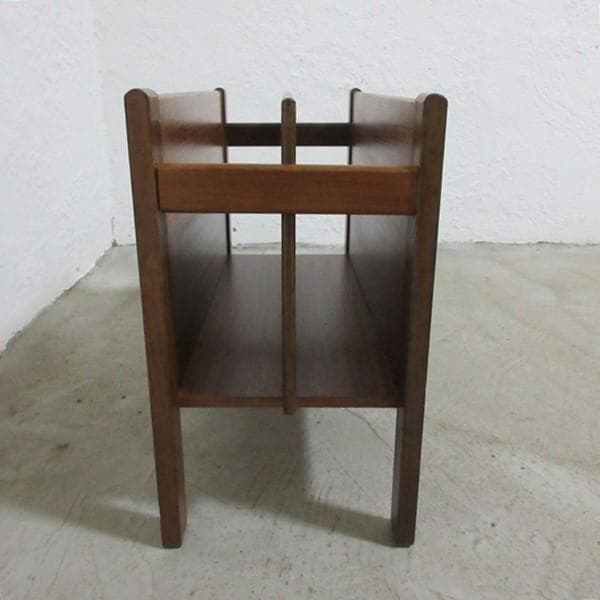 イギリス ビンテージ 家具 マガジンラック 新聞入れ 楽譜入れ 英国 6988d