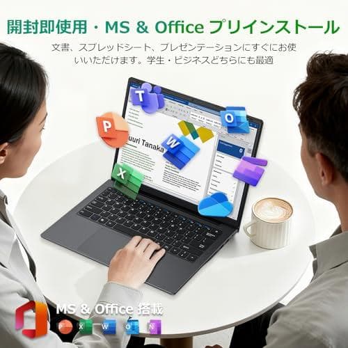 ノートパソコン Office搭載 14インチ 2Kディスプレイ(2160×144