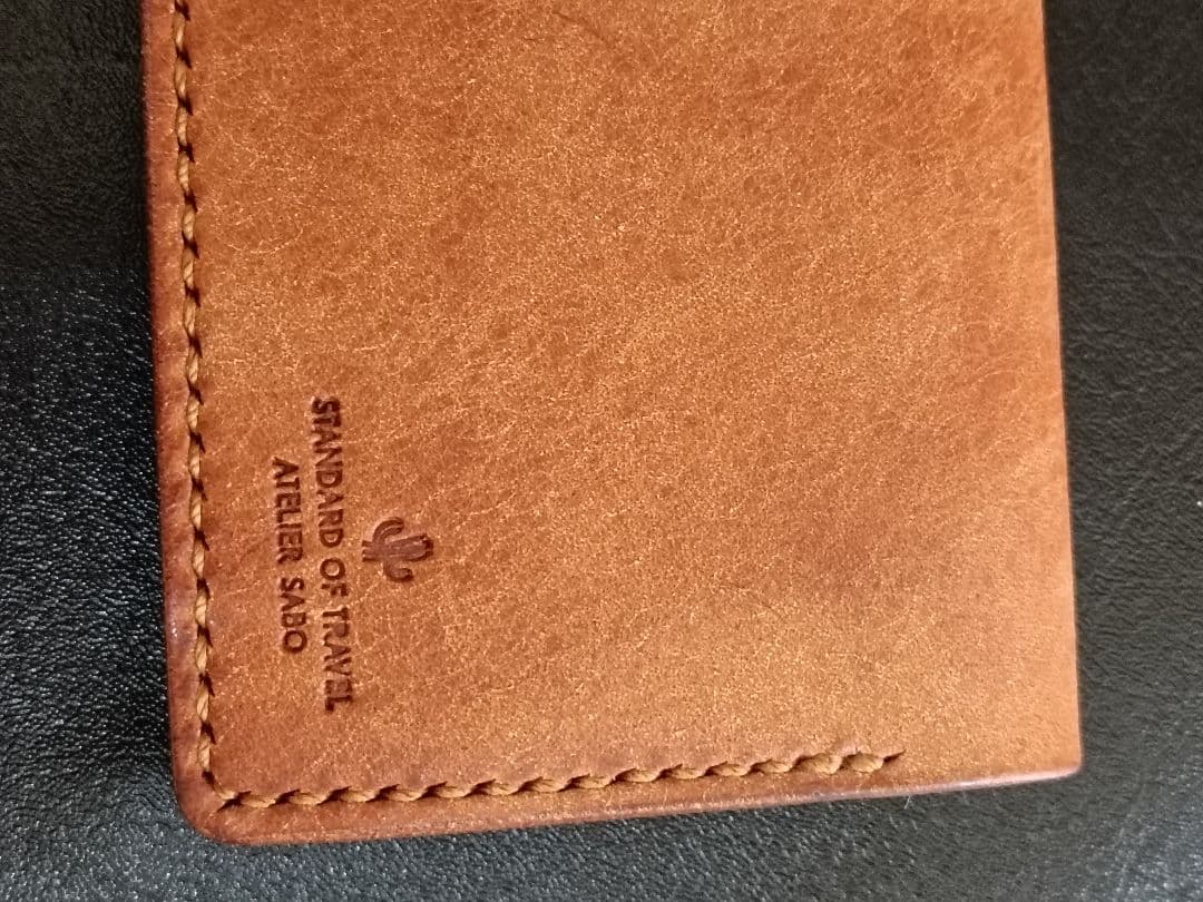 お買い得！アトリエラボ、ブラウンレザー長財布