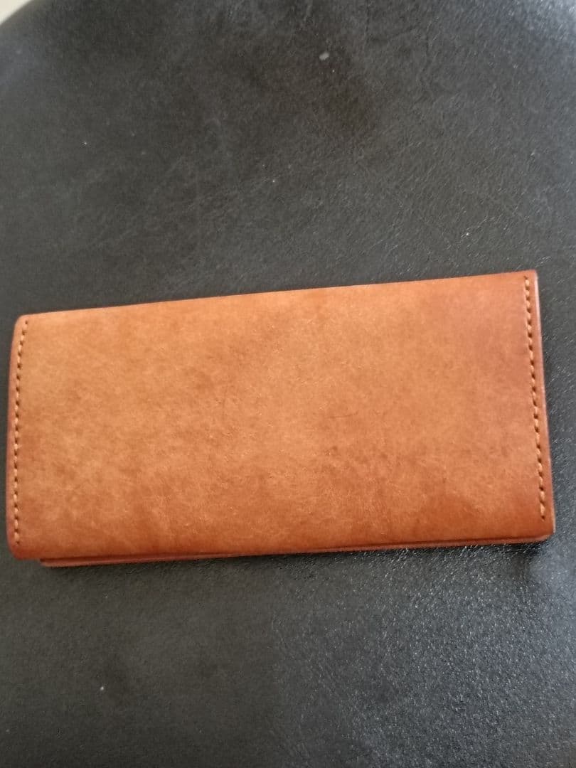 お買い得！アトリエラボ、ブラウンレザー長財布