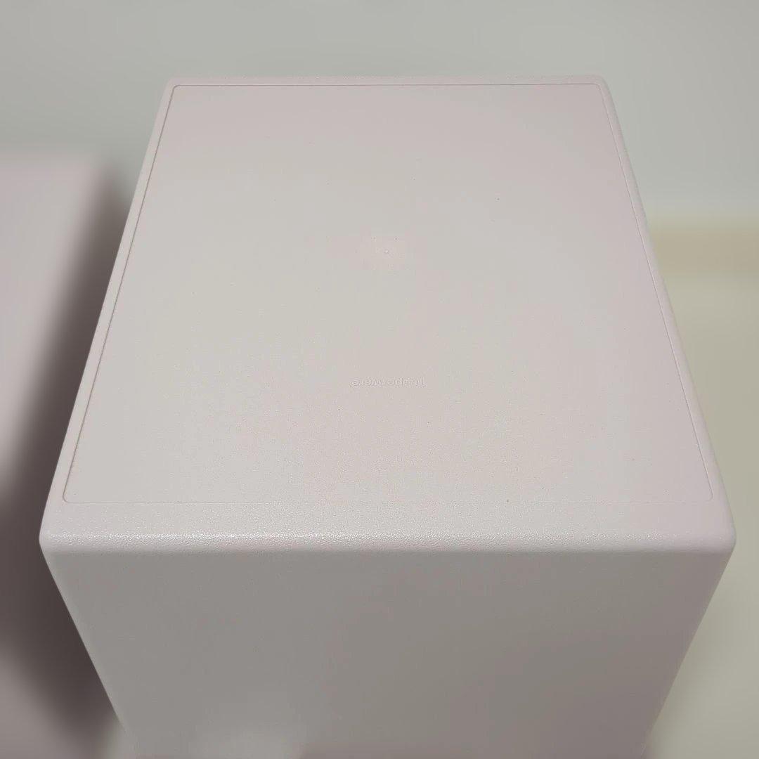 【2個セット】タッパーウェア　保存容器　衣類収納　ピンク