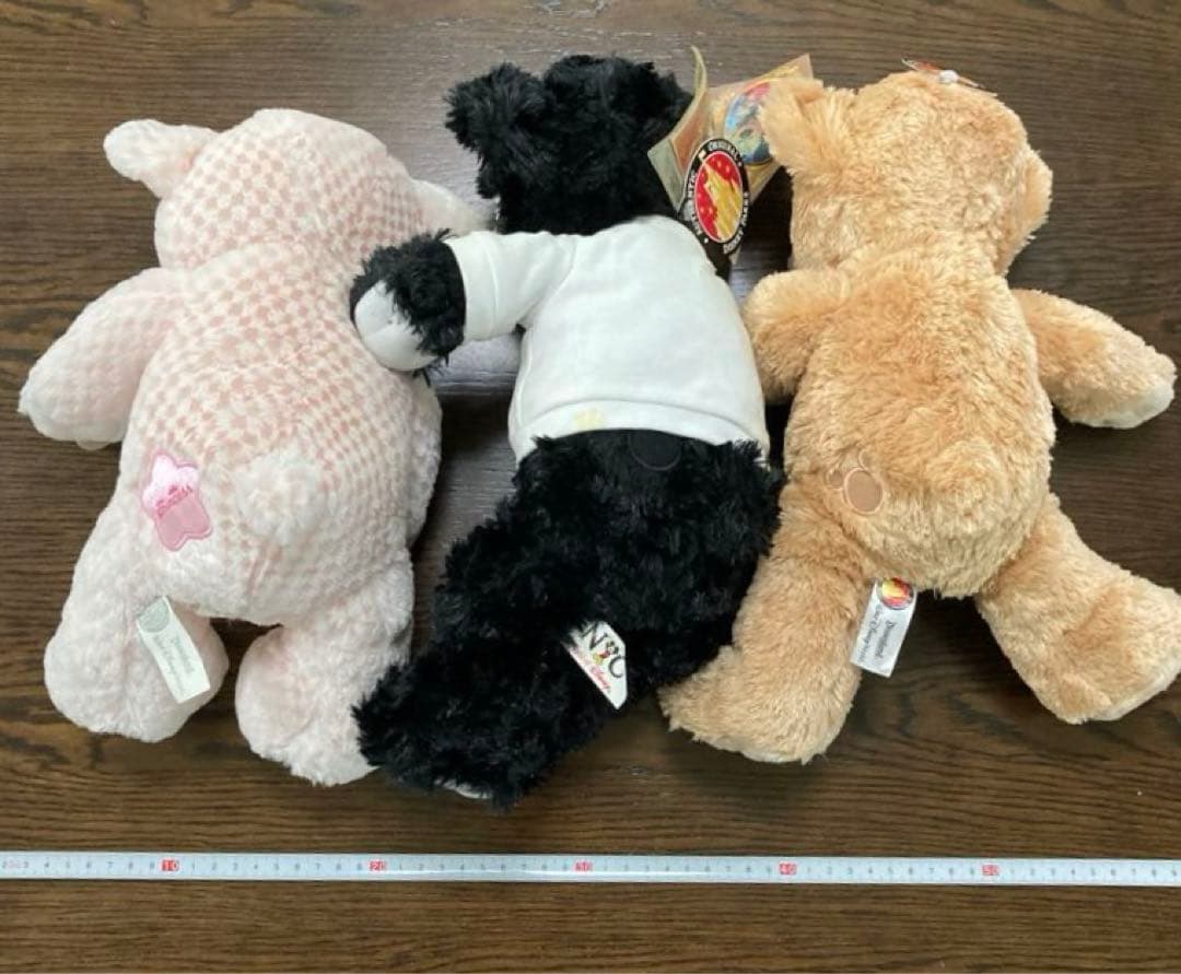 ダッフィ　Duffy　WDW 海外ディズニー　黒　ピンク　限定　ディズニーベア