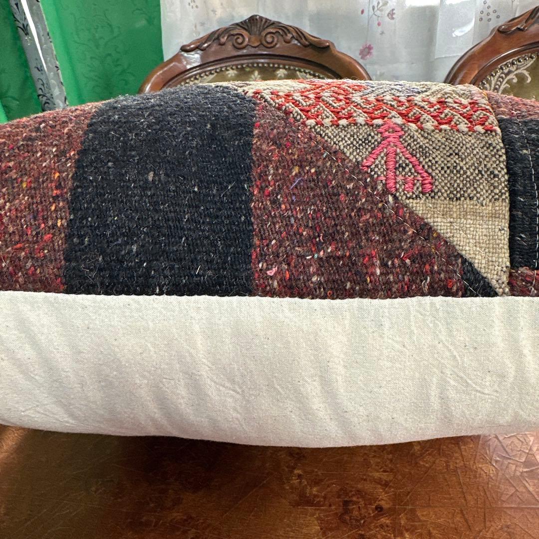 オールドキリム のクッションカバー パッチワーククッションカバー