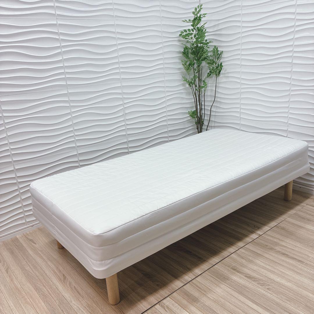 ◇大阪府 神戸市 配達料無料！◇無印良品◇脚付きマットレス◇シングルサイズ◇