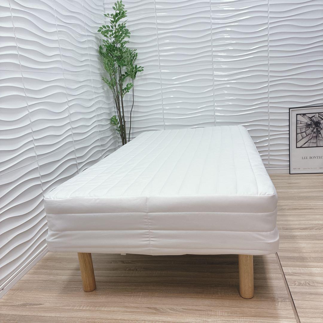 ◇大阪府 神戸市 配達料無料！◇無印良品◇脚付きマットレス◇シングルサイズ◇