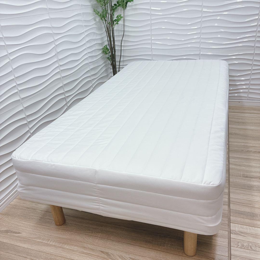 ◇大阪府 神戸市 配達料無料！◇無印良品◇脚付きマットレス◇シングルサイズ◇