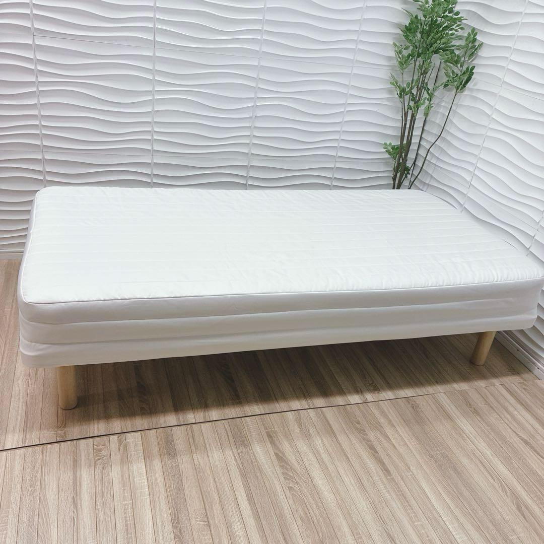 ◇大阪府 神戸市 配達料無料！◇無印良品◇脚付きマットレス◇シングルサイズ◇