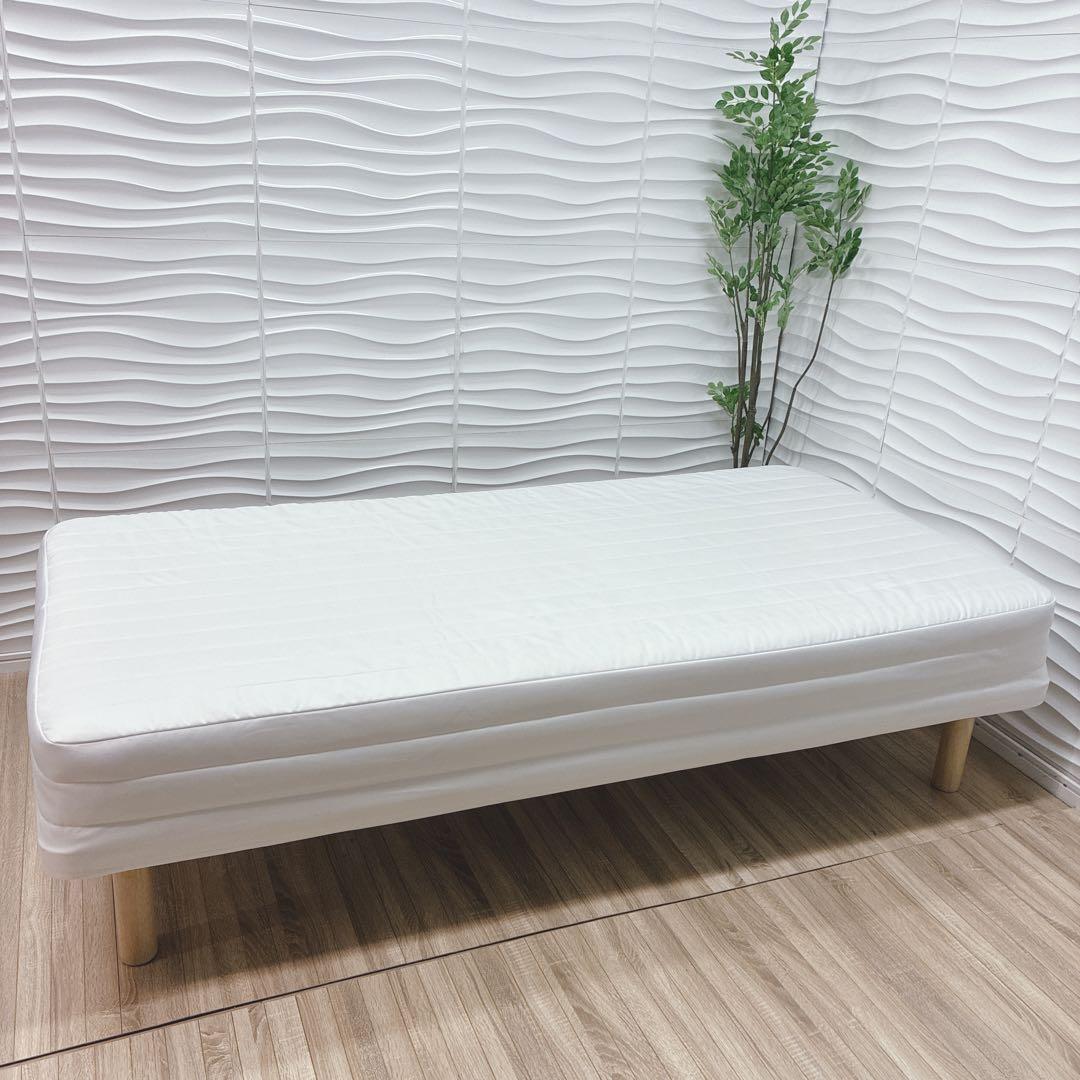 ◇大阪府 神戸市 配達料無料！◇無印良品◇脚付きマットレス◇シングルサイズ◇