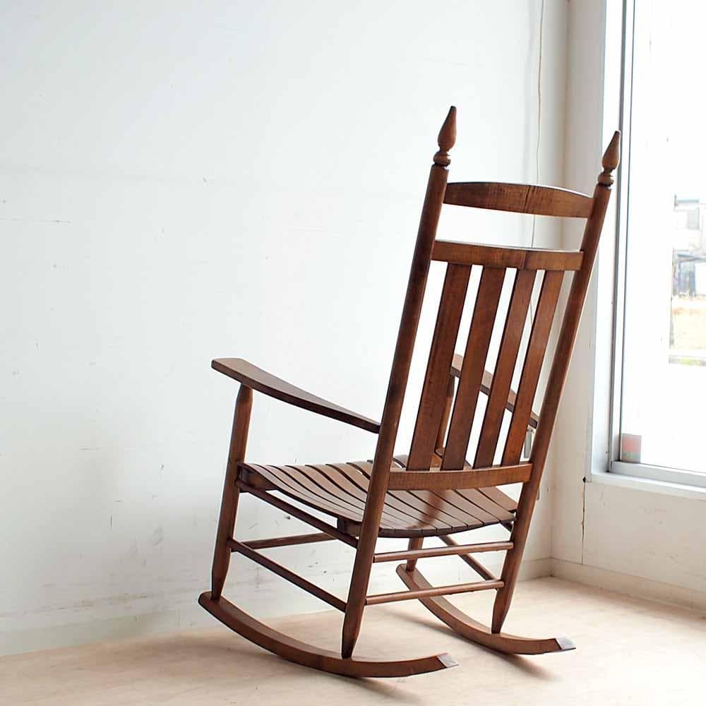 無垢材 ロッキングチェア ヴィンテージ ZR24313