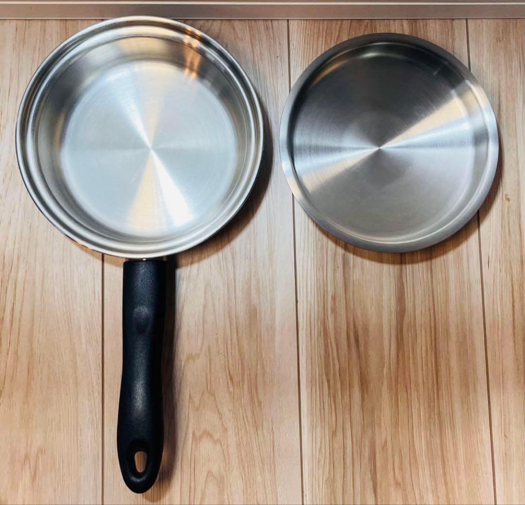 【新品未使用】Amway アムウェイ 小ソースパン 鍋 18/8ステンレス