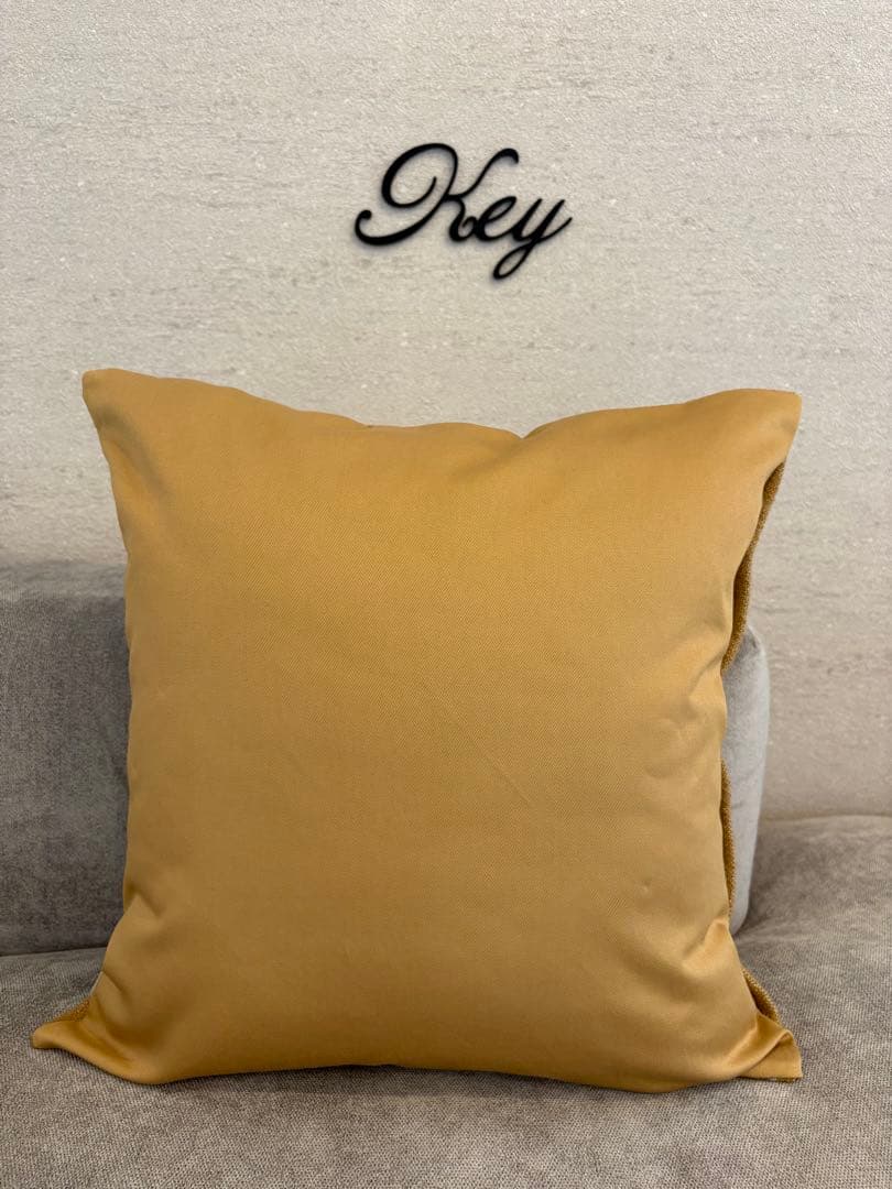 ミナペルホネン　ハンドメイド　クッションカバー★runrunrun マスタード