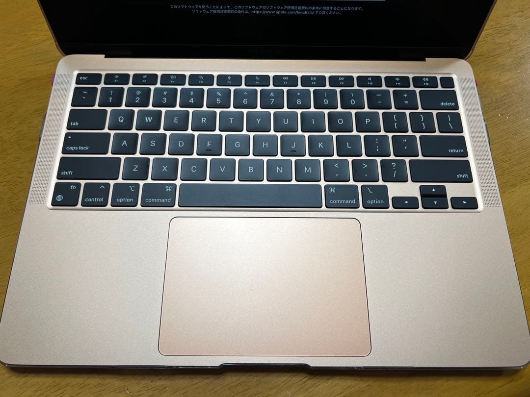 【限定お値下け】MacBook Air 13インチ M1 ゴールド1TB