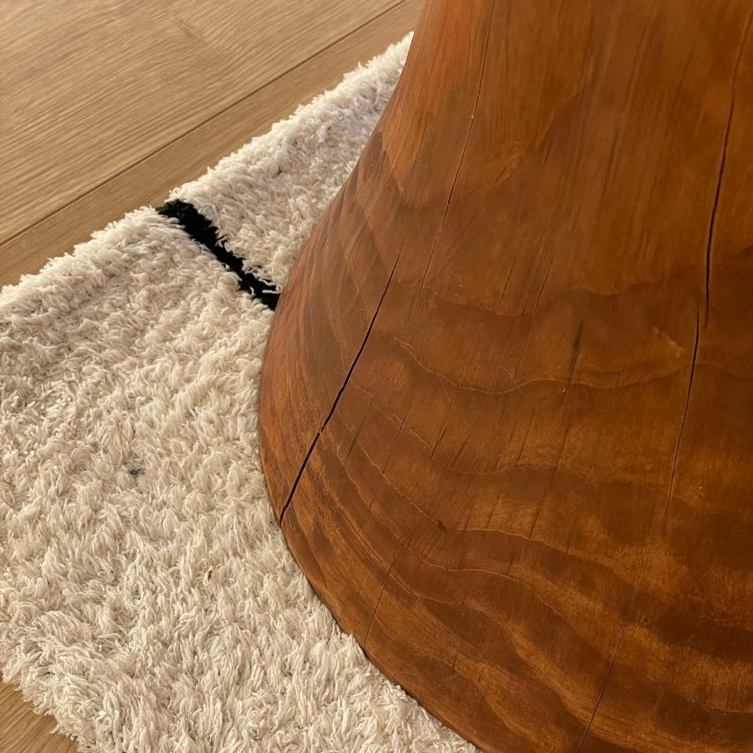 【一点物】ヒマラヤ杉 丸太スツール／サイドテーブル／フラワースタンド 展示台