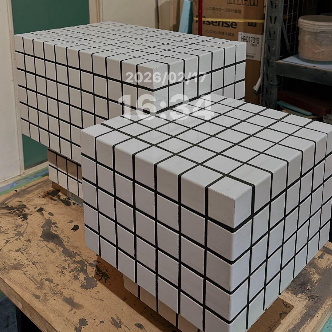 タイル　コーヒーテーブル　モザイクタイル　タイルテーブル　サイズオーダー可能