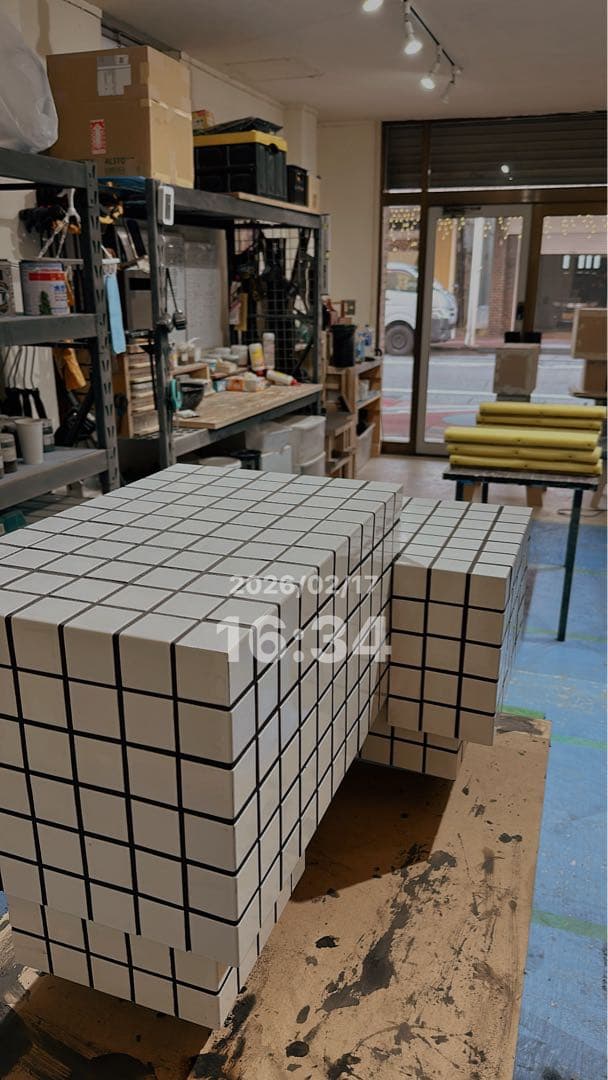 タイル　コーヒーテーブル　モザイクタイル　タイルテーブル　サイズオーダー可能